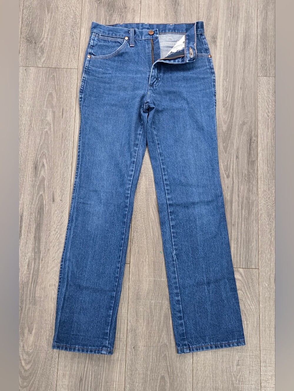 Wrangler 936DEN Cowboy Cut Slim Jeans Men’s 29x32 Blue.